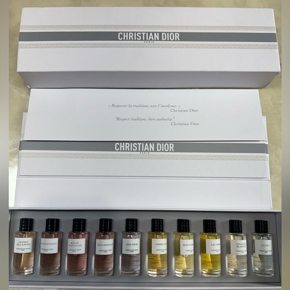 DIOR La Collection Privée EDP Discovery Set 10x .25oz/7.5ml Splash Mini Travel